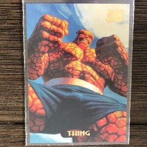’94 Marvel Masterpieces trading card: Thing #123